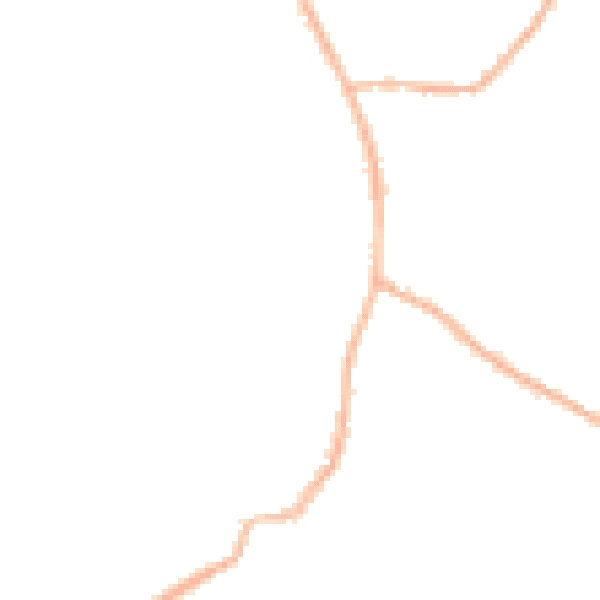 Night-time road noise heatmap for RH17 5AX