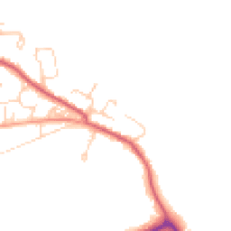 Daytime road noise heatmap for RH17 5AZ