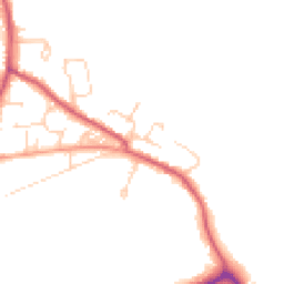 Daytime road noise heatmap for RH17 5BB