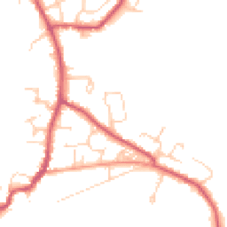 Daytime road noise heatmap for RH17 5BE