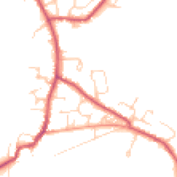 Daytime road noise heatmap for RH17 5BJ