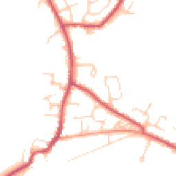 Daytime road noise heatmap for RH17 5BL