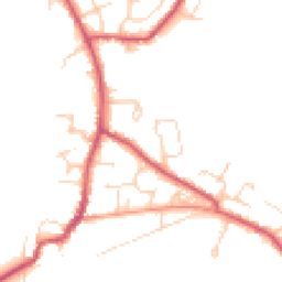 Daytime road noise heatmap for RH17 5BP