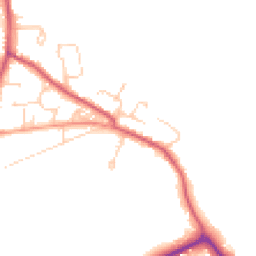 Daytime road noise heatmap for RH17 5DL