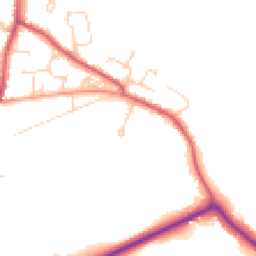Daytime road noise heatmap for RH17 5DN