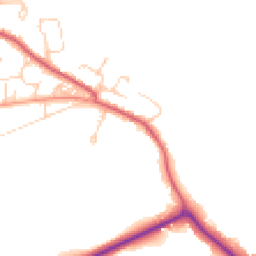 Daytime road noise heatmap for RH17 5DR