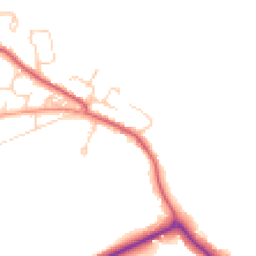 Daytime road noise heatmap for RH17 5DS