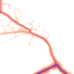 Daytime road noise heatmap for RH17 5DW