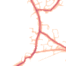 Daytime road noise heatmap for RH17 5EH