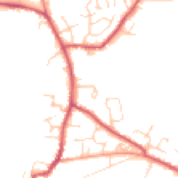Daytime road noise heatmap for RH17 5ER