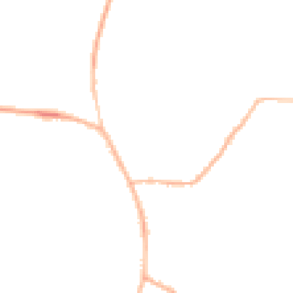 Night-time road noise heatmap for RH17 5EZ