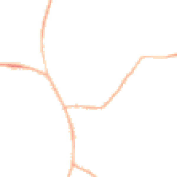 Night-time road noise heatmap for RH17 5HB