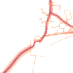 Daytime road noise heatmap for RH17 5LD