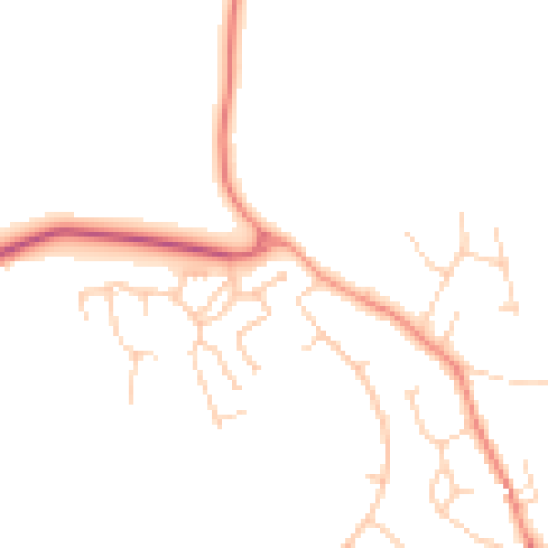 Daytime road noise heatmap for RH17 5NL