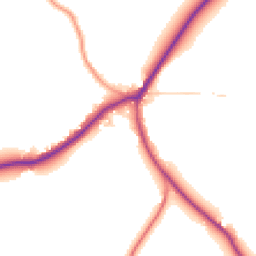 Daytime road noise heatmap for RH17 5NW