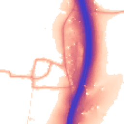 Daytime road noise heatmap for RH17 5PD