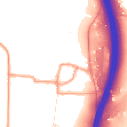 Daytime road noise heatmap for RH17 5PN