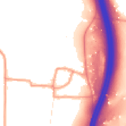 Daytime road noise heatmap for RH17 5PQ