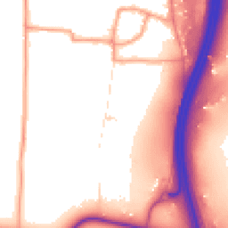 Daytime road noise heatmap for RH17 5PT