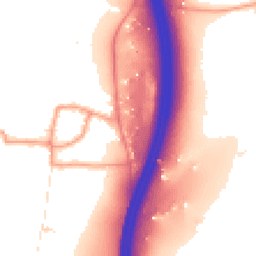 Daytime road noise heatmap for RH17 5PY