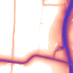 Daytime road noise heatmap for RH17 5QN