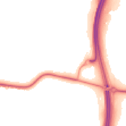 Night-time road noise heatmap for RH17 5QR