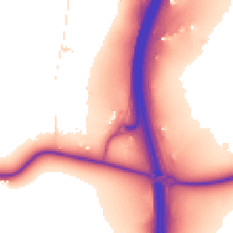 Daytime road noise heatmap for RH17 5QZ