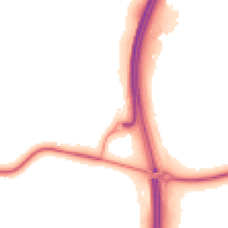 Night-time road noise heatmap for RH17 5QZ