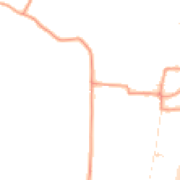 Daytime road noise heatmap for RH17 5RT