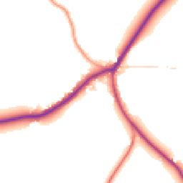 Daytime road noise heatmap for RH17 5RW