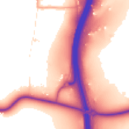 Daytime road noise heatmap for RH17 5SF