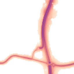 Night-time road noise heatmap for RH17 5SF