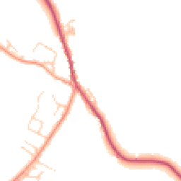 Daytime road noise heatmap for RH17 6AN