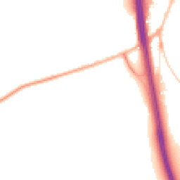 Night-time road noise heatmap for RH17 6AX