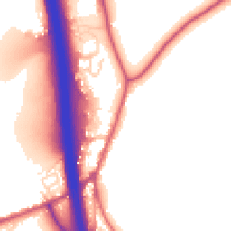 Daytime road noise heatmap for RH17 6BH
