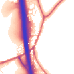 Daytime road noise heatmap for RH17 6BJ