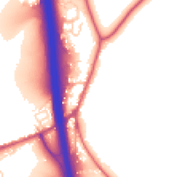 Daytime road noise heatmap for RH17 6BL