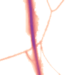 Night-time road noise heatmap for RH17 6BQ