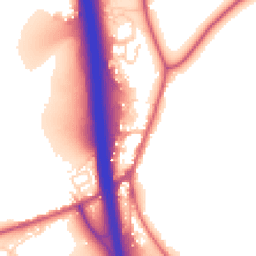 Daytime road noise heatmap for RH17 6BS