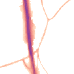 Night-time road noise heatmap for RH17 6BS