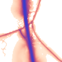 Daytime road noise heatmap for RH17 6BZ