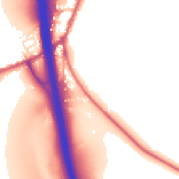 Daytime road noise heatmap for RH17 6EB