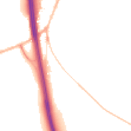 Night-time road noise heatmap for RH17 6EB