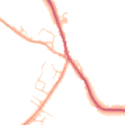 Daytime road noise heatmap for RH17 6FU