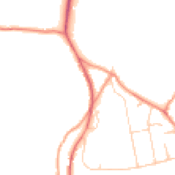 Daytime road noise heatmap for RH17 6HS
