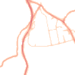 Daytime road noise heatmap for RH17 6HZ