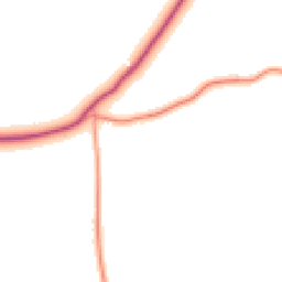 Daytime road noise heatmap for RH17 6JU