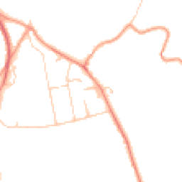 Daytime road noise heatmap for RH17 6NE