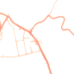 Daytime road noise heatmap for RH17 6NH