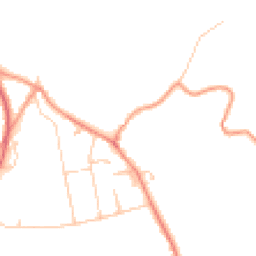 Daytime road noise heatmap for RH17 6NP